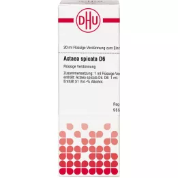 ACTAEA SPICATA D 6 Dilución, 20 ml