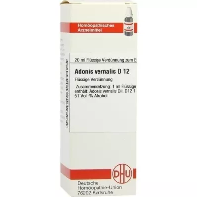 ADONIS VERNALIS D 12 Dilución, 20 ml