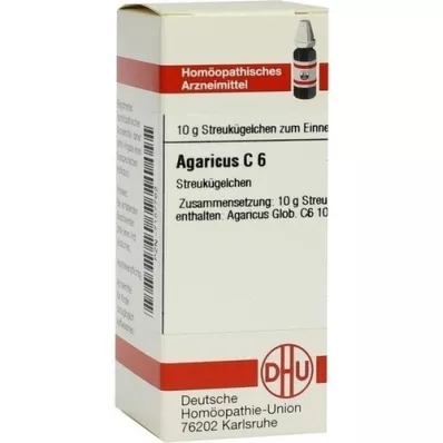 AGARICUS C 6 glóbulos, 10 g