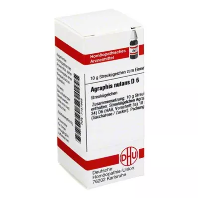 AGRAPHIS NUTANS D 6 glóbulos, 10 g