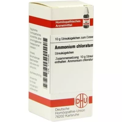 AMMONIUM CHLORATUM D 6 glóbulos, 10 g