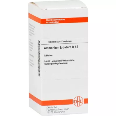 DHU Amonio iodatum D 12 tabletas, 80 piezas
