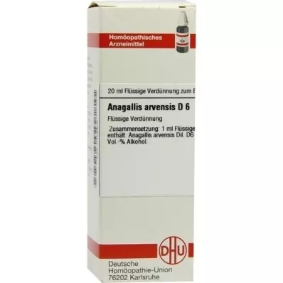 ANAGALLIS ARVENSIS D 6 Dilución, 20 ml