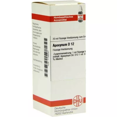 DHU Dilución de Apocynum D 12, 20 ml