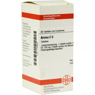 ARNICA C 5 comprimidos, 80 uds