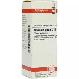 ARSENICUM ALBUM C 12 Dilución, 20 ml