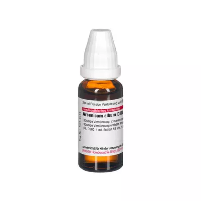 ARSENICUM ALBUM Dilución D 200, 20 ml