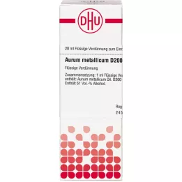 AURUM METALLICUM Dilución D 200, 20 ml