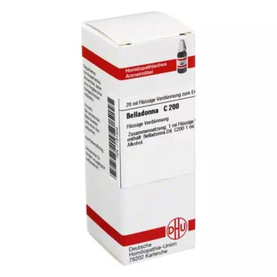 BELLADONNA C 200 Dilución, 20 ml