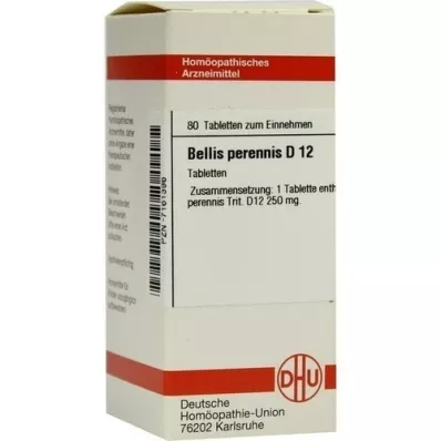 BELLIS PERENNIS D 12 pastillas, 80 uds