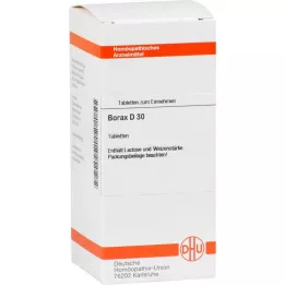 BORAX D 30 comprimidos, 80 uds