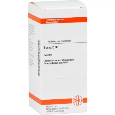 DHU Borax D 30 tabletas, 80 piezas