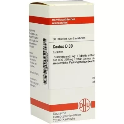 CACTUS D 30 comprimidos, 80 uds