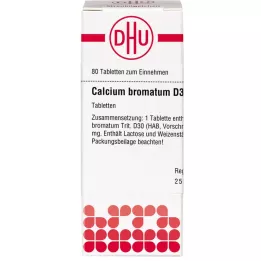 CALCIUM BROMATUM D 30 comprimidos, 80 uds