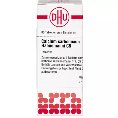 CALCIUM CARBONICUM Hahnemanni C 5 Comprimidos, 80 uds