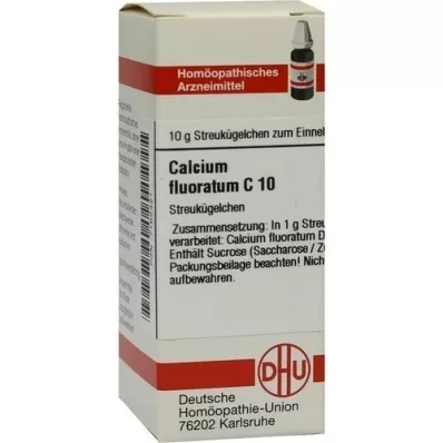 CALCIUM FLUORATUM C 10 glóbulos, 10 g