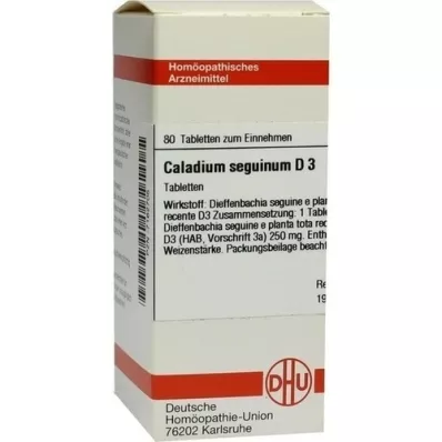 CALADIUM seguinum D 3 comprimidos, 80 uds