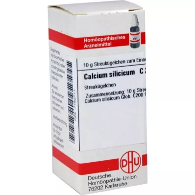 DHU Calcio silicicum C 200 glóbulos, 10 g