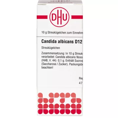CANDIDA ALBICANS D 12 glóbulos, 10 g