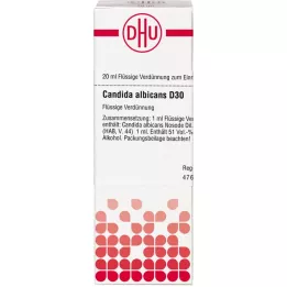 CANDIDA ALBICANS D 30 Dilución, 20 ml