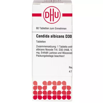 CANDIDA ALBICANS D 30 comprimidos, 80 uds