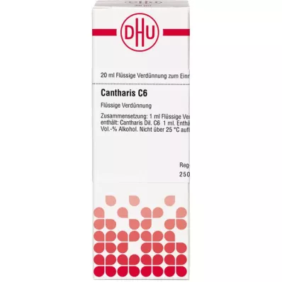 CANTHARIS C 6 Dilución, 20 ml