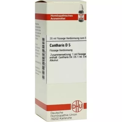 CANTHARIS Dilución D 5, 20 ml