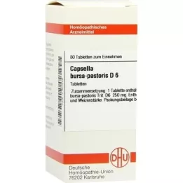 CAPSELLA BURSA pastoris D 6 comprimidos, 80 uds