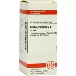 CARBO ANIMALIS D 8 pastillas, 80 uds