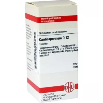 CARDIOSPERMUM D 12 pastillas, 80 uds