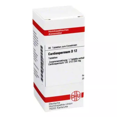 DHU Cardiospermum D 12 tabletas, 80 piezas DHU Cardiospermum D 12 tabletas, 80 piezas