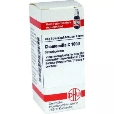 DHU Chamomilla C 1000 glóbulos, 10 g