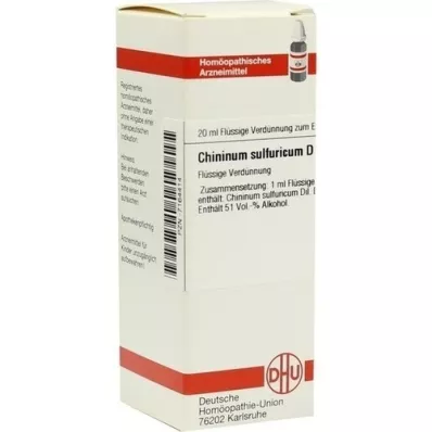 CHININUM SULFURICUM D 30 Dilución, 20 ml