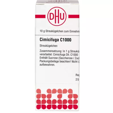 CIMICIFUGA C 1000 glóbulos, 10 g