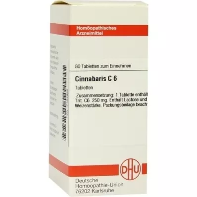CINNABARIS C 6 comprimidos, 80 uds