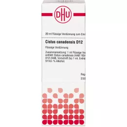 CISTUS CANADENSIS D 12 Dilución, 20 ml