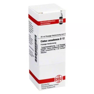 CISTUS CANADENSIS D 12 Dilución, 20 ml