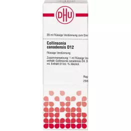 COLLINSONIA CANADENSIS D 12 Dilución, 20 ml