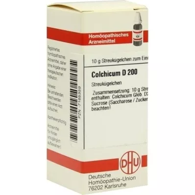 COLCHICUM D 200 glóbulos, 10 g