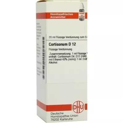 CORTISONUM D 12 Dilución, 20 ml