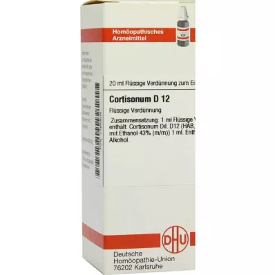 DHU Dilución de cortisón D 12, 20 ml