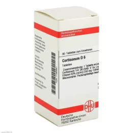 CORTISONUM D 6 pastillas, 80 uds
