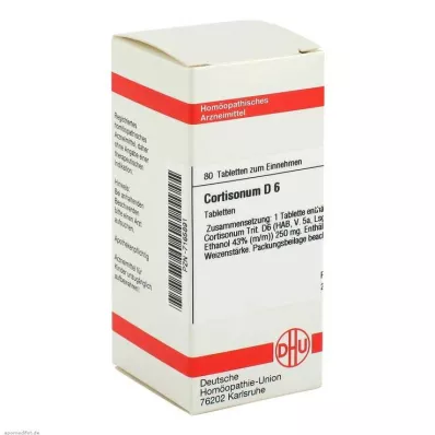 DHU Cortisonum D 6 tabletas, 80 piezas
