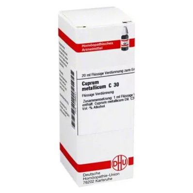 DHU Cuprum Metallicum C 30 Dilución, 20 ml