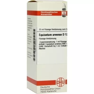 EQUISETUM ARVENSE D 12 Dilución, 20 ml