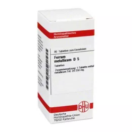 FERRUM METALLICUM D 5 pastillas, 80 uds