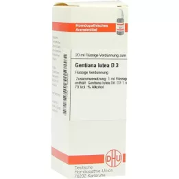 GENTIANA LUTEA D 3 Dilución, 20 ml