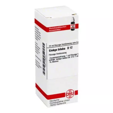 DHU Ginkgo biloba D 12 Dilución, 20 ml