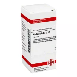 GINKGO BILOBA D 12 pastillas, 80 uds