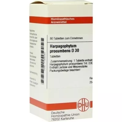 HARPAGOPHYTUM PROCUMBENS D 30 comprimidos, 80 uds